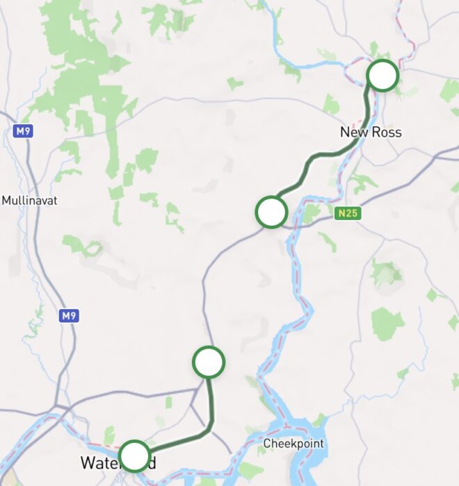 Map of South East Greenway