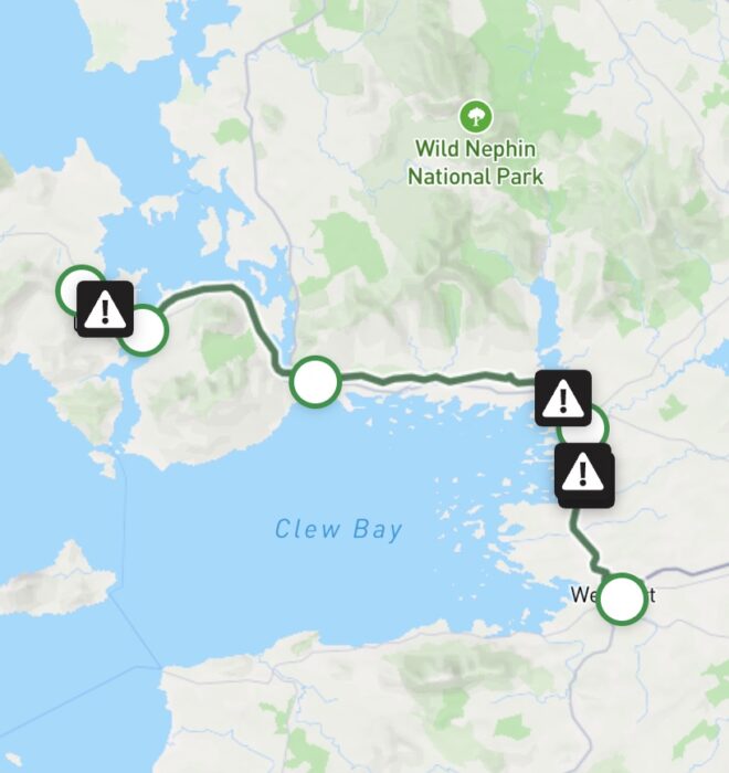 Map of Great Western Greenway