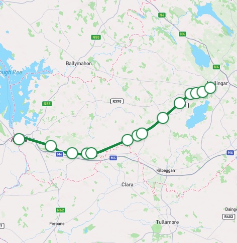 Map of Old Rail Trail Greenway