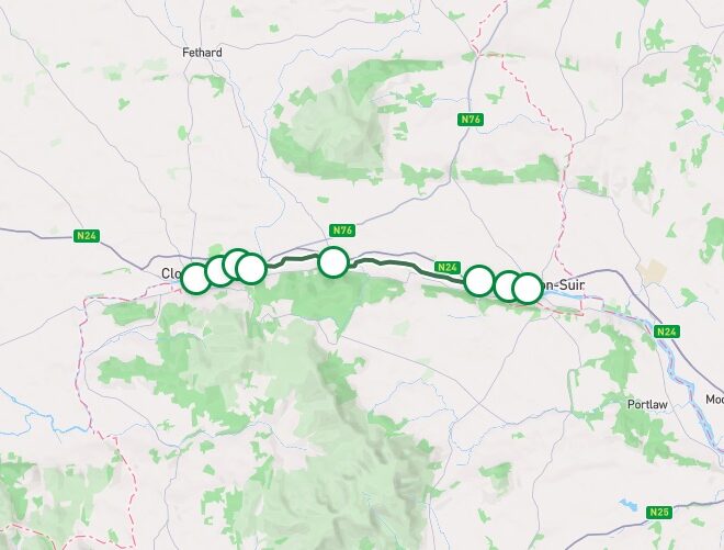Map of Suir Blueway